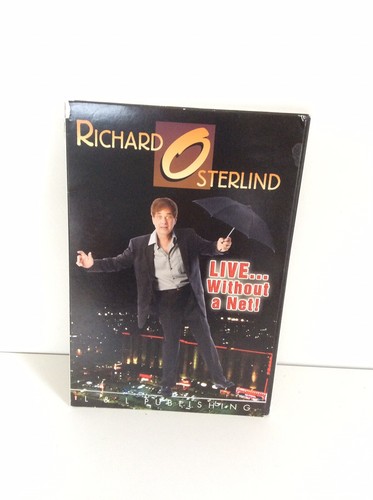 Richard Osterlind 3 Set DVD Live Without A Net Magic Tricks Magician Mentalism