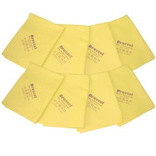 LEDERTUCH 8 Stück Mikrofasertuch 38 x 40 cm Autoleder Mikrofaserleder für Lack