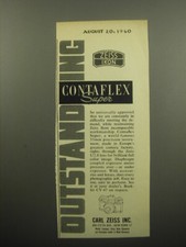 1960 Carl Zeiss Contaflex Super Camera Advertisement - Outstanding