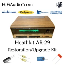 Heathkit AR-29 receiver restoration kit upgrade recap capacitor fix rebuild