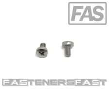 (50) M3-0.5 x 5 Stainless Steel Phillips Pan Head Machine Screw DIN7985 A2 M3x5