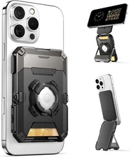 For iPhone 16/15/14/13/12 Serie SUPCASE MagSafe Wallet with AirTag Holder Tripod