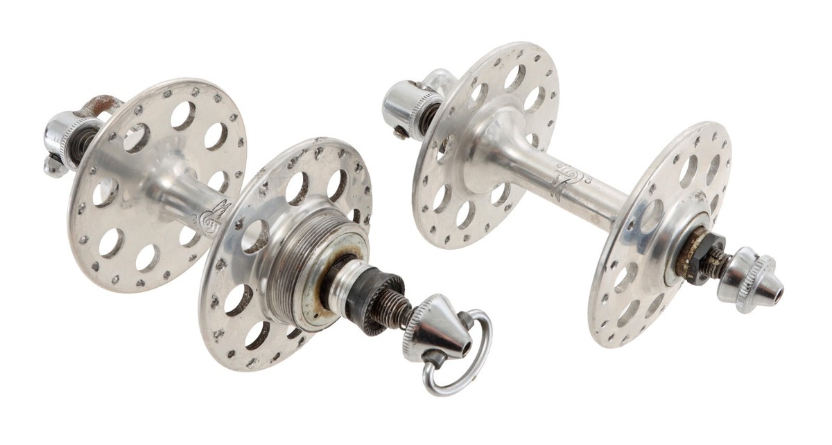Campagnolo Nuovo Tipo High Flange Hub Set F/R 36H 100/120mm Campagnolo Nuovo Tipo High Flange Hub Set F/R 36H 100/120mm