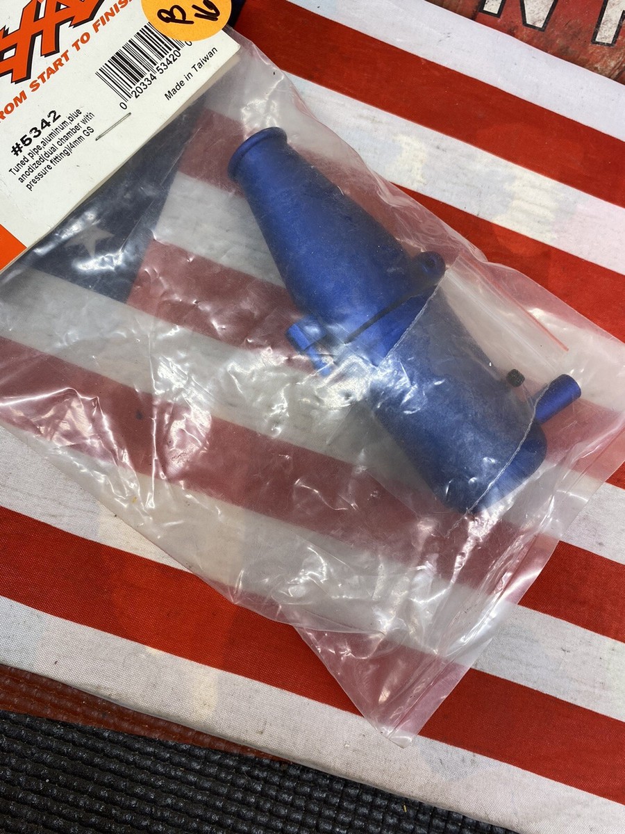 TRAXXAS 5342 Tuned Pipe { ALUMINUM BLUE } NEW USA SHIPPED | eBay