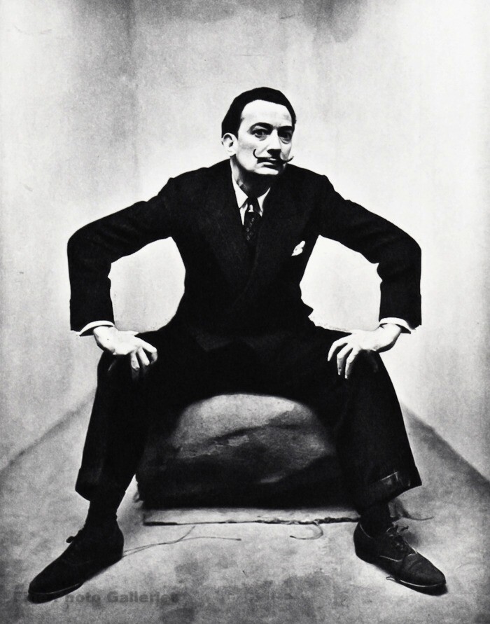 1947/60 Vintage IRVING PENN Painter SALVADOR DALI Artist Sculptor