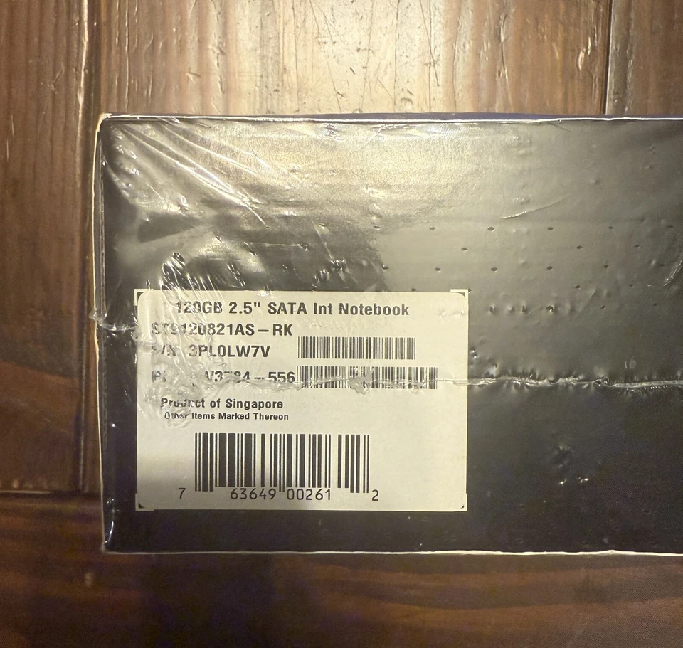 NEW Seagate 120GB Notebook Internal Hard Drive Serial ATA 2.5" 5400rpm SEALED - Image 3 of 4