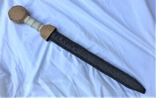 Rare Roman Legionary Practice Gladius Sword in Felt Wood Leather for Mock Battle