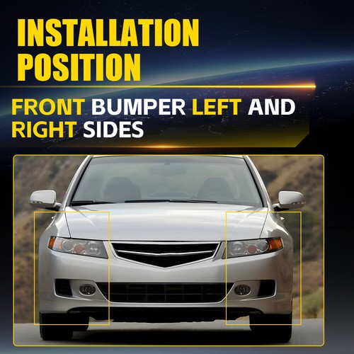 4PCS Left+Right Bumper Fender Support Bracket For Honda Accord Acura TSX 2004-08 - Picture 4 of 20