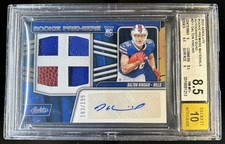 2023 Absolute Dalton Kincaid Rookie Premiere Patch Ball Auto #/199 BGS 8.5/10