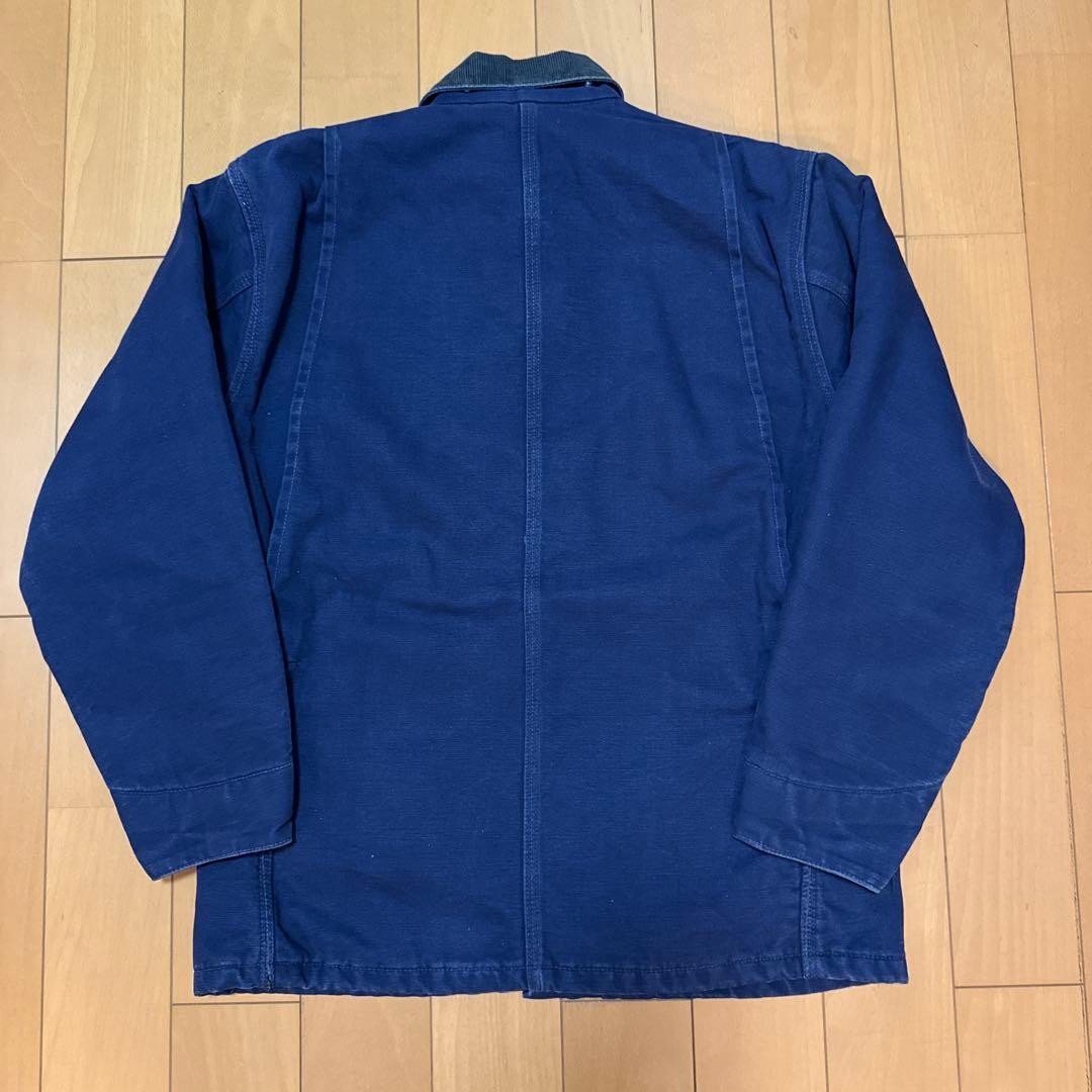 Carhartt Chore Coat Navy Star Tag 80S Zip Stussy Original No.ch592 thumbnail 3