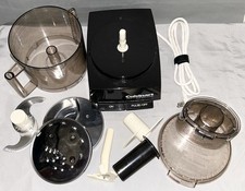 Cuisinart DLC-7 Super Pro 14 Cup Food Processor Japan Rare Black EUC