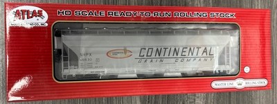 ATLAS HO RTR #20005511 ACF 4650 Centerflow Hopper Continental Grain NIB CC