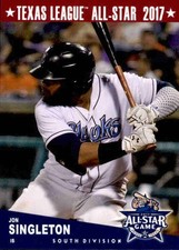 2017 Texas League All-Stars South #24 Jon Singleton Harbor City California Card