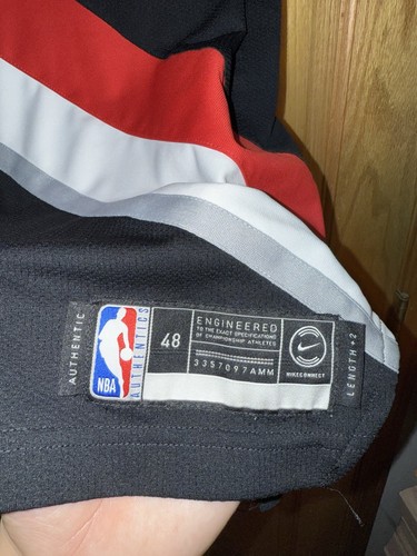 nike portland Trail Blazers Damian Lillard Authentic Jersey Sz 48 L Nba Mens - Picture 5 of 9