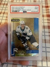 2021 UD Synergy William Eklund #RJ3 RC Journey Away Gold/149 PSA 9 Fresh Grade🔥