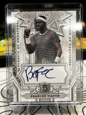 Frances Tiafoe 2024 Topps Royalty Tennis Pursuit Of Greatness Auto Autograph /75