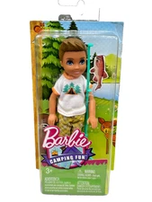 BK~ #A NIB BARBIE DOLL KELLY CHELSEA 2017 CAMPING FUN FGC92
