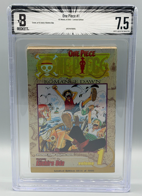 One Piece Vol 1 #1 Viz Media Limited Edition #2214/5000 Gold Foil