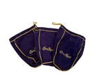 Crown Royal Purple Velvet Drawstring Bags with Gold Trim Lot of 3 — photo 6