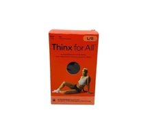 Thinx For All 1 Pair Black Brief Large Leakproof Period Underwear
