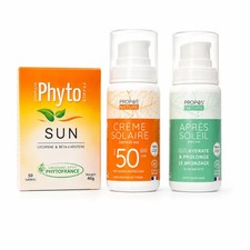 Coffret Solaire Naturel - Préparation, Protection SPF50 & Après-Soleil Bio