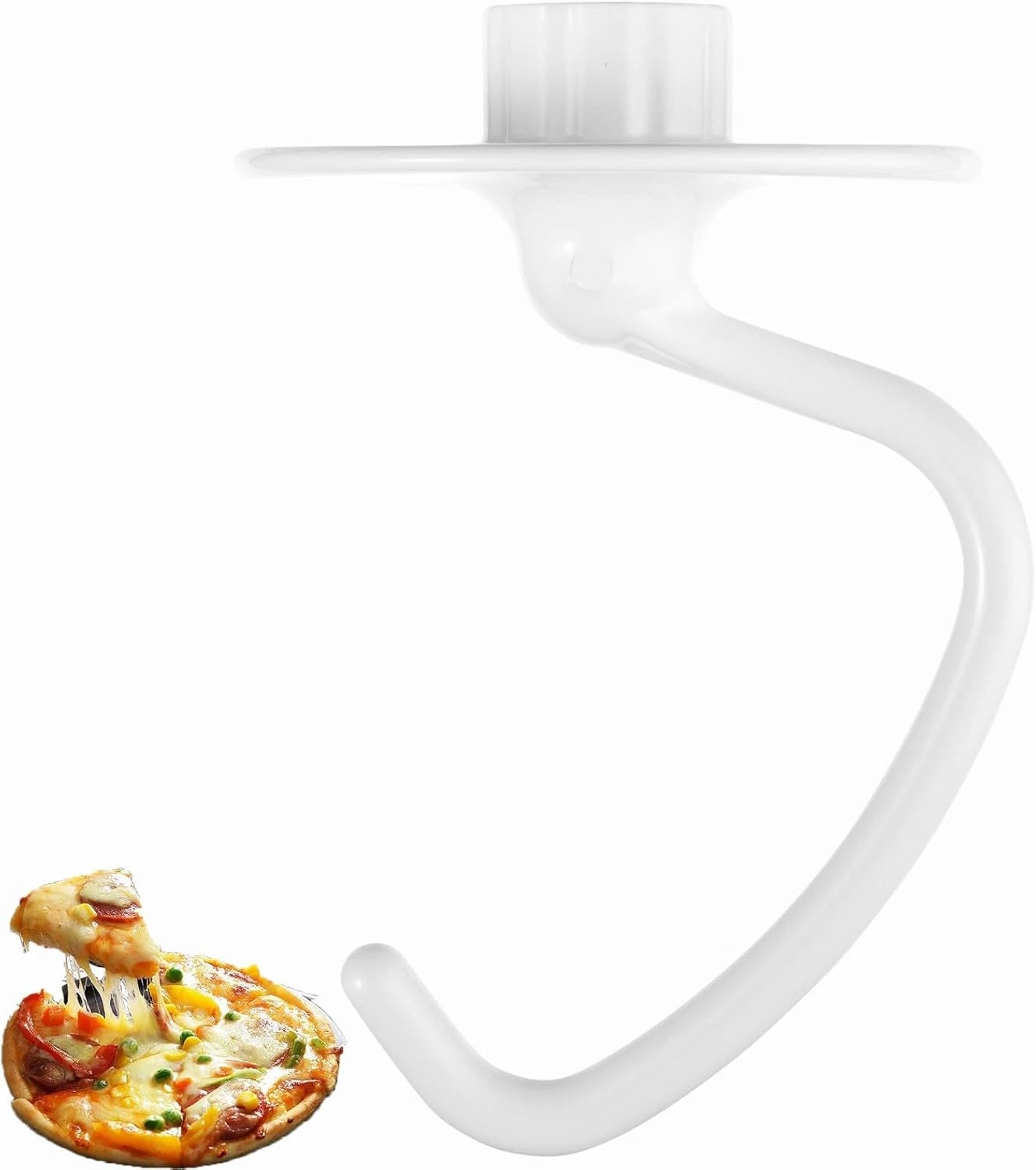 K45DH Coated Dough Hook for KitchenAid Tilt-Head Mixers, 4.5/5Qt Bowl