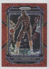 2022-23 Panini Prizm Red Sparkle Prizm Wilt Chamberlain #285 HOF 5ub