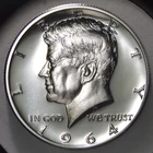1964 (P) Kennedy Half Dollar Gem Proof 90% Silver