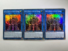 3 x Battle Shogun of the Six Samurai CHIM-ENSE2 Super Rare Limited Ed Playset NM