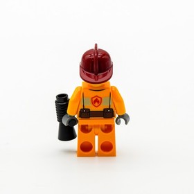 LEGO City Firefighter Minifig + Megaphone Orange Advent Calendar 2012 cty0338