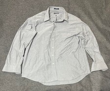 Chaps Oxford Men's 17-17 1/2 34/35 XL Gray Long Sleeve Shirt