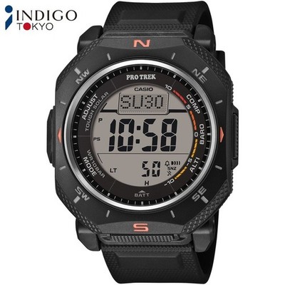 Casio Pro Trek PRG-69-1JF Climber Line Solar Digital Watch Black 46.4mm
