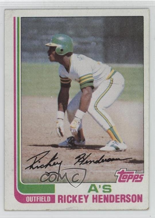 1982 Topps Rickey Henderson #610 HOF 0xy0
