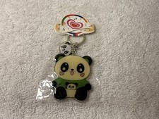 Panda Bear Keychain with Charm Plastic