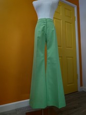 Vintage 70er Jahre Berkertex Boutique gr&uuml;ne Schlaghose