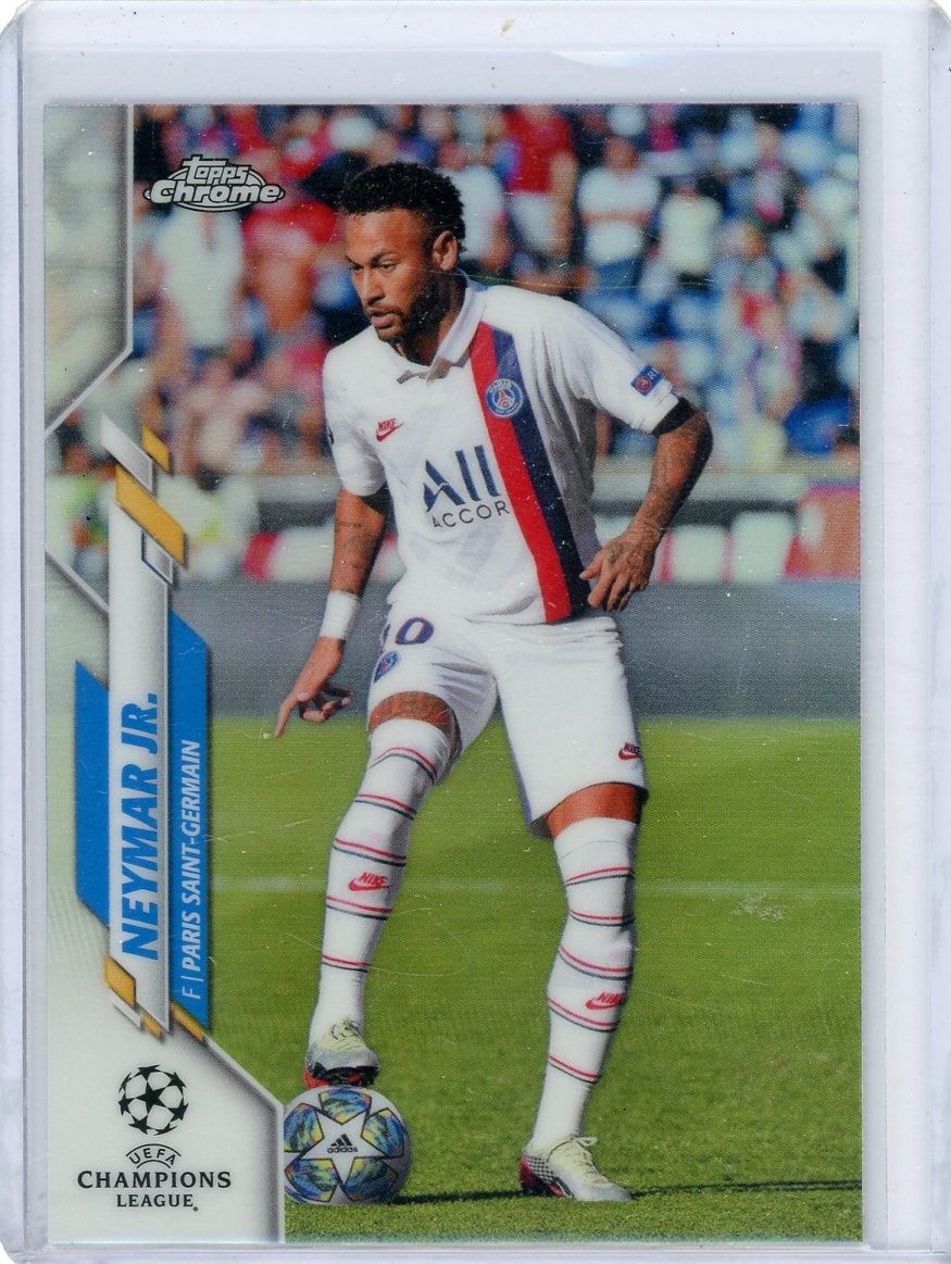 2019-20 Topps Chrome UEFA Champions League #95 Neymar Jr. Blue #/150