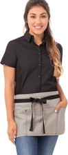 Stylish Unisex Waist Apron with Tie Strap - Ideal for Food Service Professionals