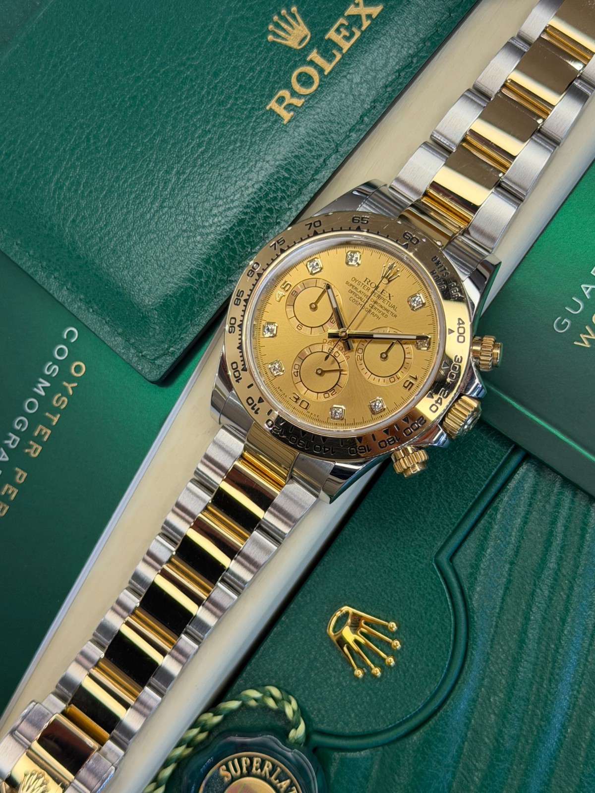 Rolex Daytona Champagne Diamond (2017 Box & Papers) 116503