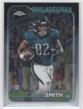 #286 2024 Topps Chrome BASE / Ainias Smith RC Eagles