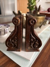 Vintage Wall Bracket Corbel Pair European Style Architectural Antique Shelf 2 PC