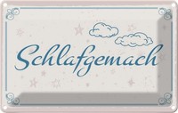 Blechschild 12X18 Cm Schlafgemach Deko Geschenk Metall Schild