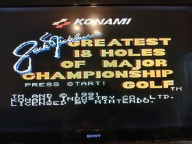 Jack Nicklaus Golf Game-Nintendo Entertainment System NES-Boxed with manual 