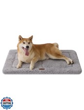 Joydeco Low Profile Dog Crate Mat Reversible Bed Pad, Washable Dog Pad Mat wi