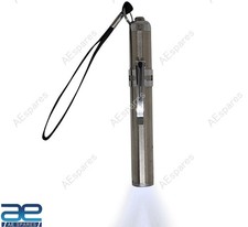 Mini Medizinische Tasche Stift Taschenlampe Silber mit Weiß Licht S2u