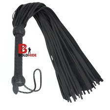 Frusta Artigianale BDSM 35 Code Vera Pelle Spessa Cowhide Frustino Collezione