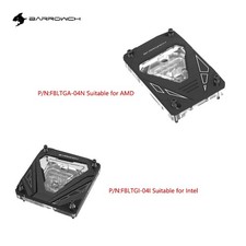 Barrowch CPU Block For INTEL115X 1200 1700 X99/X299 /AMD RYZEN 3000 AM3 AM4 AM5