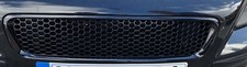 Gloss Black Front Bumper Honeycomb Grill Fit Volvo S40 2004-2007