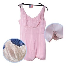 Neva Retro Lace Rose Camisole Pink Polyamide Size 44