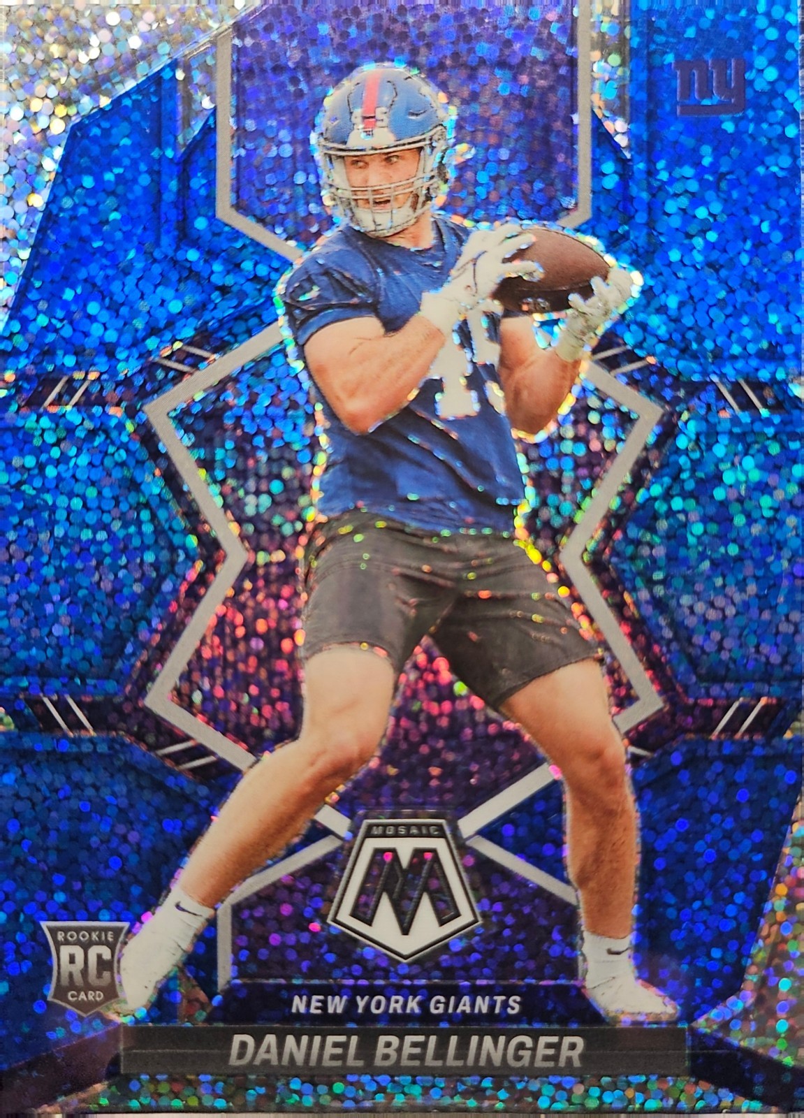 Daniel Bellinger Panini Mosaic #362 Blue Sparkle