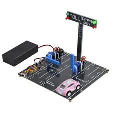 DIY STEM Soldering Practice Kit, Traffic Toll Gate Simulator Electronics Proj...